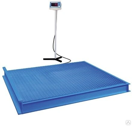 Весы платформенные с ограждением/защитой 2000х2000 мм 1500 кг + поверка