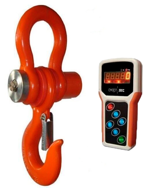 Весы крановые электронные ВКД 10т с инд. на пульте (встроен. аккум.) + поверка